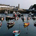 boats in a harbor