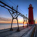 lighthouse at sunset